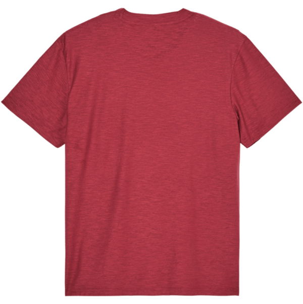 2026 Quiksilver Mens Slub Roundneck T-Shirt EQYKT04391 - Oxblood Red
